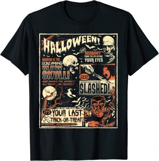 2023 Horror Movie ,Poster Terror Old Time Halloween Gift T-Shirt