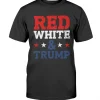 Red, White,And Trump Funny Shirts