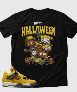 Funny Rugrats Happy Halloween, Match Jordan 4 Retro Lightning T-Shirts