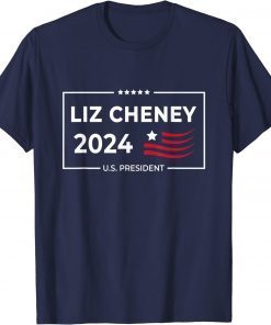 Liz Cheney for President 2024 USA Election Liz 24 Tee Shirt