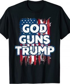 God Guns And Trump 2nd Amendment Trump 45 Men Women T-Shirt
