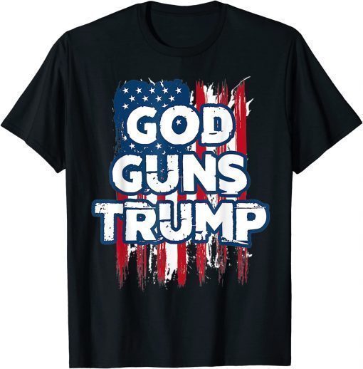 God Guns And Trump 2nd Amendment Trump 45 Men Women T-Shirt