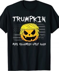 Funny Trumpkin Make Halloween Great Again Pumpkin Trump T-Shirt