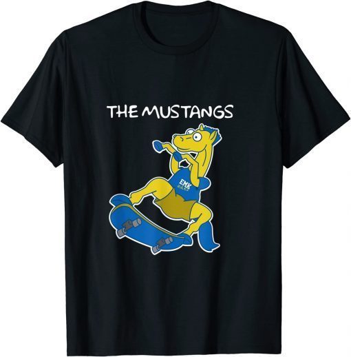 EMK THE MUSTANGS SKATEBOARD Shirt