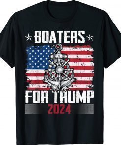 Boaters for Trump 2024 Republican Boat Parade T-Shirts