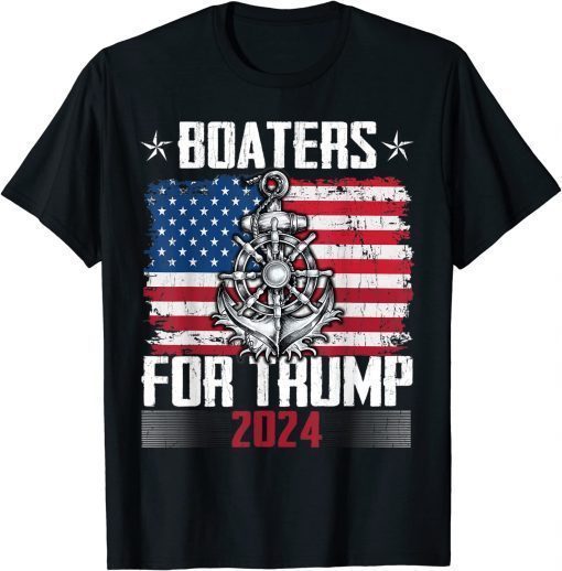 Boaters for Trump 2024 Republican Boat Parade T-Shirts