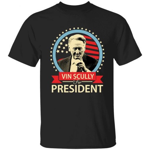 Vin Scully For President T-Shirt