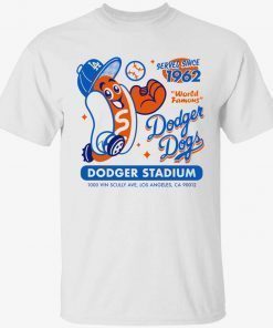 Served since 1962 world famous dodger dogs dodger stadium Vintage Shirt