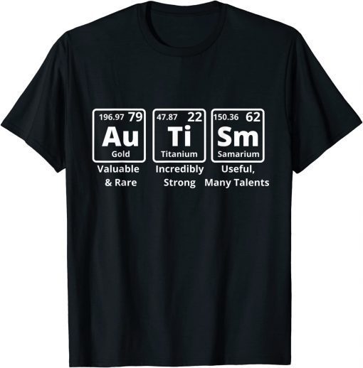 Autism Periodic Table Elements Spelling Classic Shirt