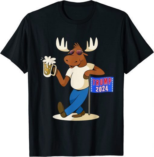 AMERICAN MOOSE TRUMP 2024 CLASSIC T-Shirt