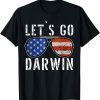 Anti Biden ,Let’s Go Darwin Sunglasses US Flag T-Shirt