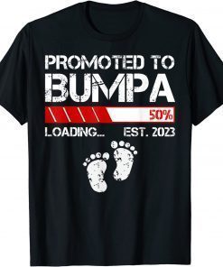 Funny Promoted To Bumpa Est 2023 T-Shirt