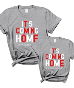 It's Coming Home England Lionesses 2022 T-Shirt