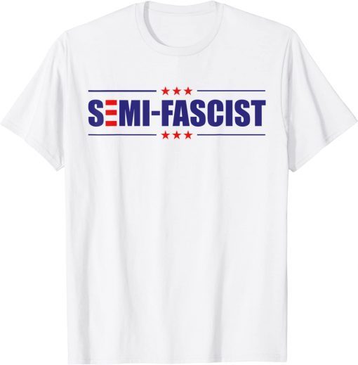 Biden Quotes Semi-Fascist Funny Political USA FLAG Gift T-Shirt