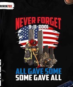 T-Shirt We Shall Never Forget 911 ,American Flag Patriotic Patriot Day