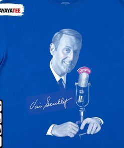 Vin Scully Los Angeles Dodgers Baseball Shirt