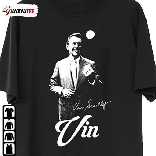 Rip Vin Scully, Pray For Vin Scully Los Angeles Dodgers Baseball Vintage T-Shirt