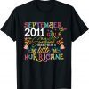 September 2011 Girls Are Sunshine Cute 11 Years Old Birthday Funny T-Shirt