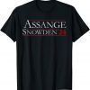Assange Snowden 24 Official T-Shirt