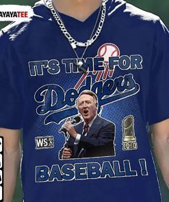 Rip Vin Scully, 1927-2022 Thank You For The Memories Dodgers Legend Tee Shirt