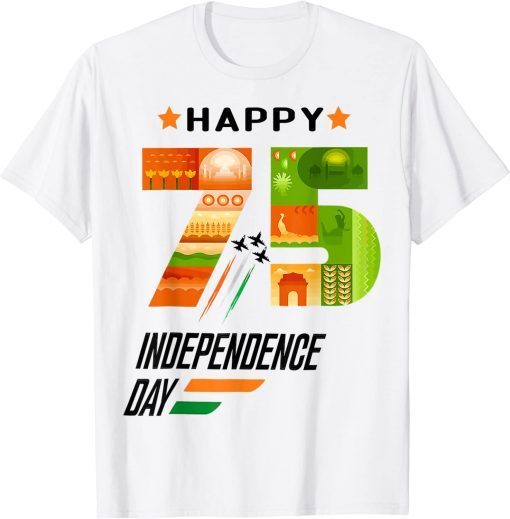 India 75th Independence Day India Independence Day Indian Shirts