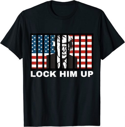 FBI Anti Trump 2022, LOCK HIM UP T-Shirt