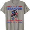 Brandon Saving America Messy Bun Tee Shirt