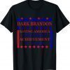 Dark Brandon Saving America Vintage US Flag Political T-Shirt