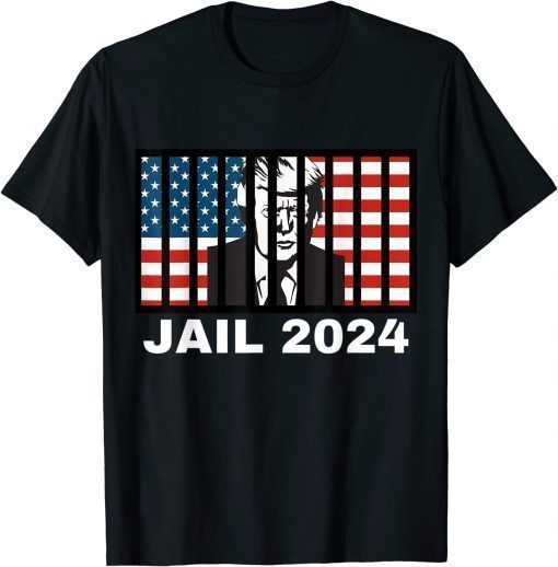 Anti Trump,Trump For Jail 2024 T-Shirt