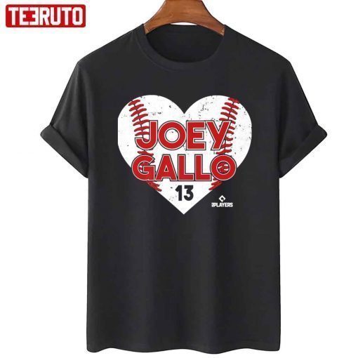 Heart Baseball Joey Gallo Tee Shirt