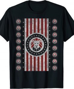 Trump 2024 Political Election Lion Flag Shirts