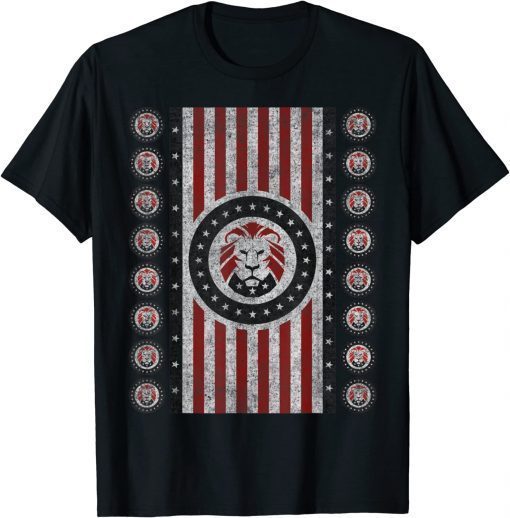 Trump 2024 Political Election Lion Flag Shirts