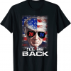 Funny I'll Be Back Trump 2024 President Republican American Flag T-Shirt