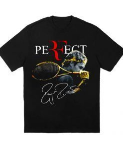 Federer Tennis Legends Signature ,Thanks For Memories T-Shirt