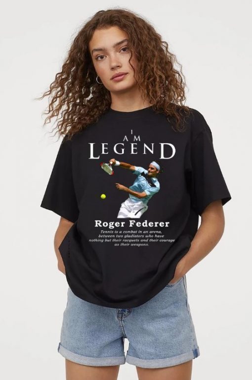 Roger Federer Legend Tennis, Thank You Memory T-Shirt
