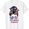 Keep America Trumpless USA Flag 2023 T-Shirt