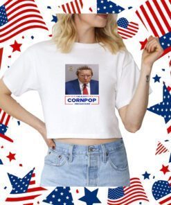 Trump Mugshot Re-Elect Cornpop One Bad Dude Tank Top