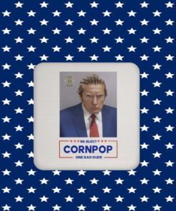 Donald Trump 2024 Mugshot Re-Elect Cornpop One Bad Dude Shirt