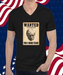 WANTED FOR PRESIDENT 2024 T SHIRT