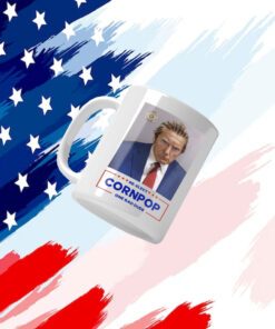 Trump Mugshot Re-Elect Cornpop One Bad Dude 2024 Pillow