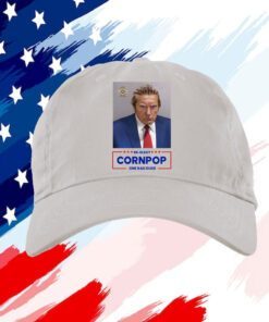 Trump Mugshot Re-Elect Cornpop One Bad Dude 2024 Pillow