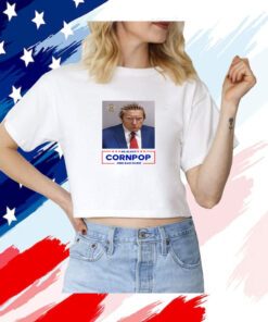 Trump Mugshot Re-Elect Cornpop One Bad Dude 2024 Pillow