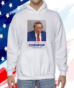 Trump Mugshot Re-Elect Cornpop One Bad Dude 2024 Pillow