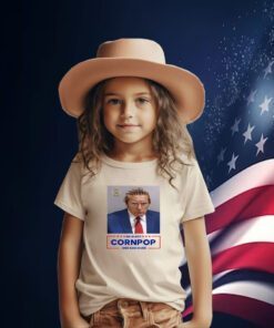 Trump Mugshot Re-Elect Cornpop One Bad Dude Official Poster