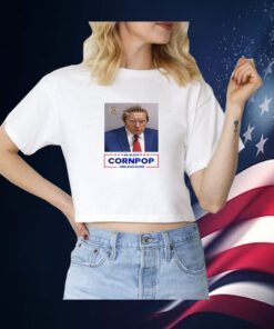 Trump Mugshot Re-Elect Cornpop One Bad Dude Official Poster