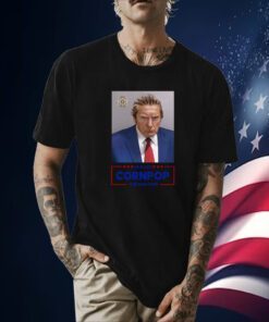 Trump Mugshot Re-Elect Cornpop One Bad Dude Official Poster