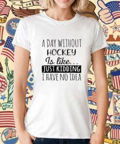 A Day without Hockey is Like Just Kidding I have No Idea T-Shirt