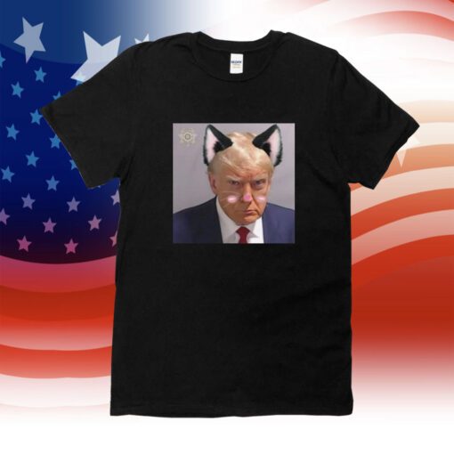 Catboy Trump Mugshot Tee Shirt