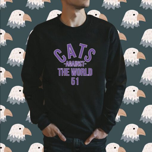 Official Cats Against The World 51 Shirt