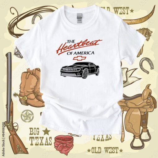 Womens Chevy Hearbeat Of America Mock T-Shirt